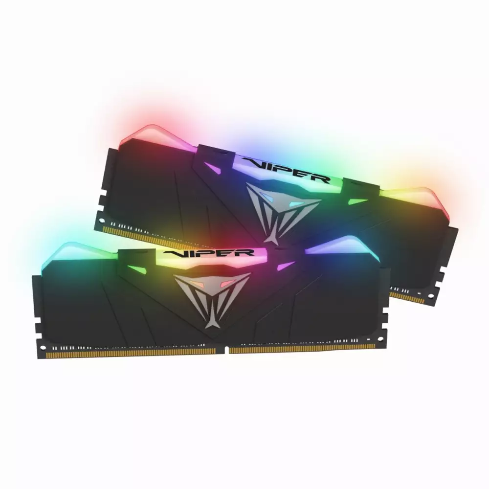 Памет Patriot Viper RGB Black 16GB (2x8GB) 3600Mhz DDR4 CL17 - PVR416G360C8K
