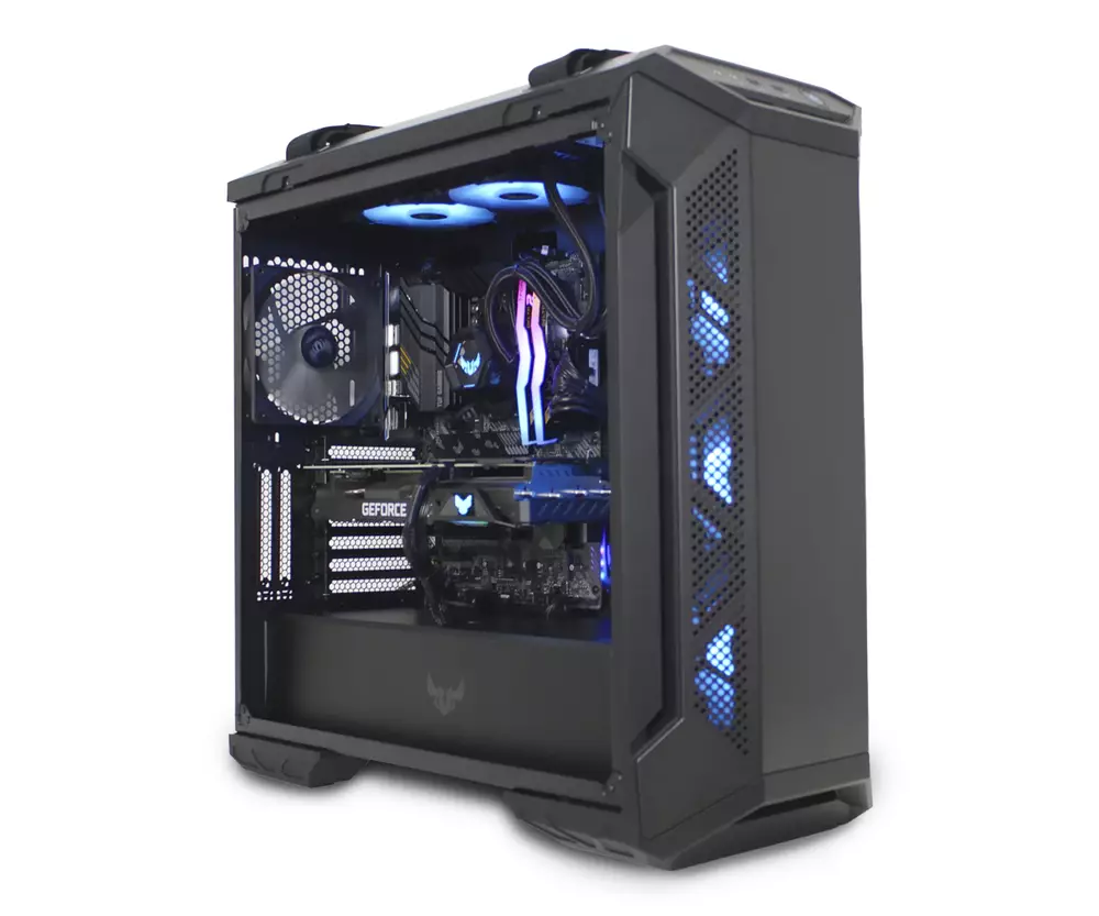 Геймърски компютър MARK V TUF (AMD Ryzen 7 5800X, 16GB, RTX 3080, 500GB SSD, 750W)