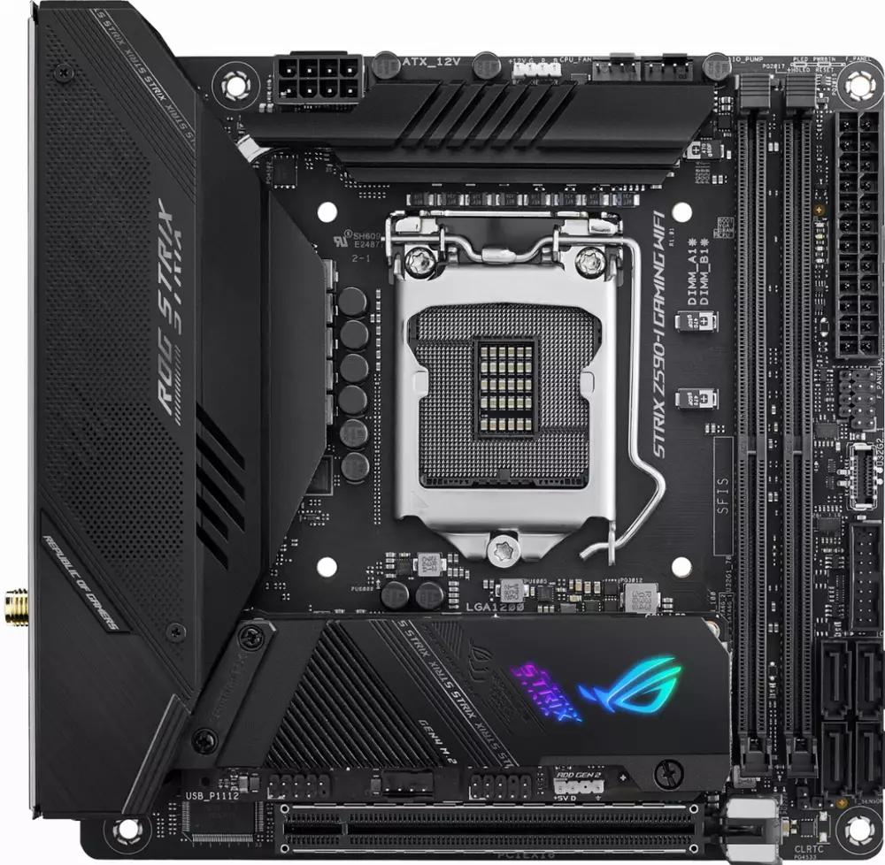 Дънна платка ASUS ROG STRIX Z590-I GAMING WIFI