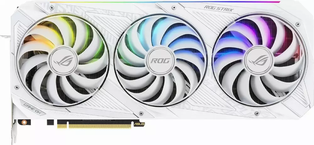 Видео карта ASUS ROG STRIX RTX 3090 White Edition OC 24GB