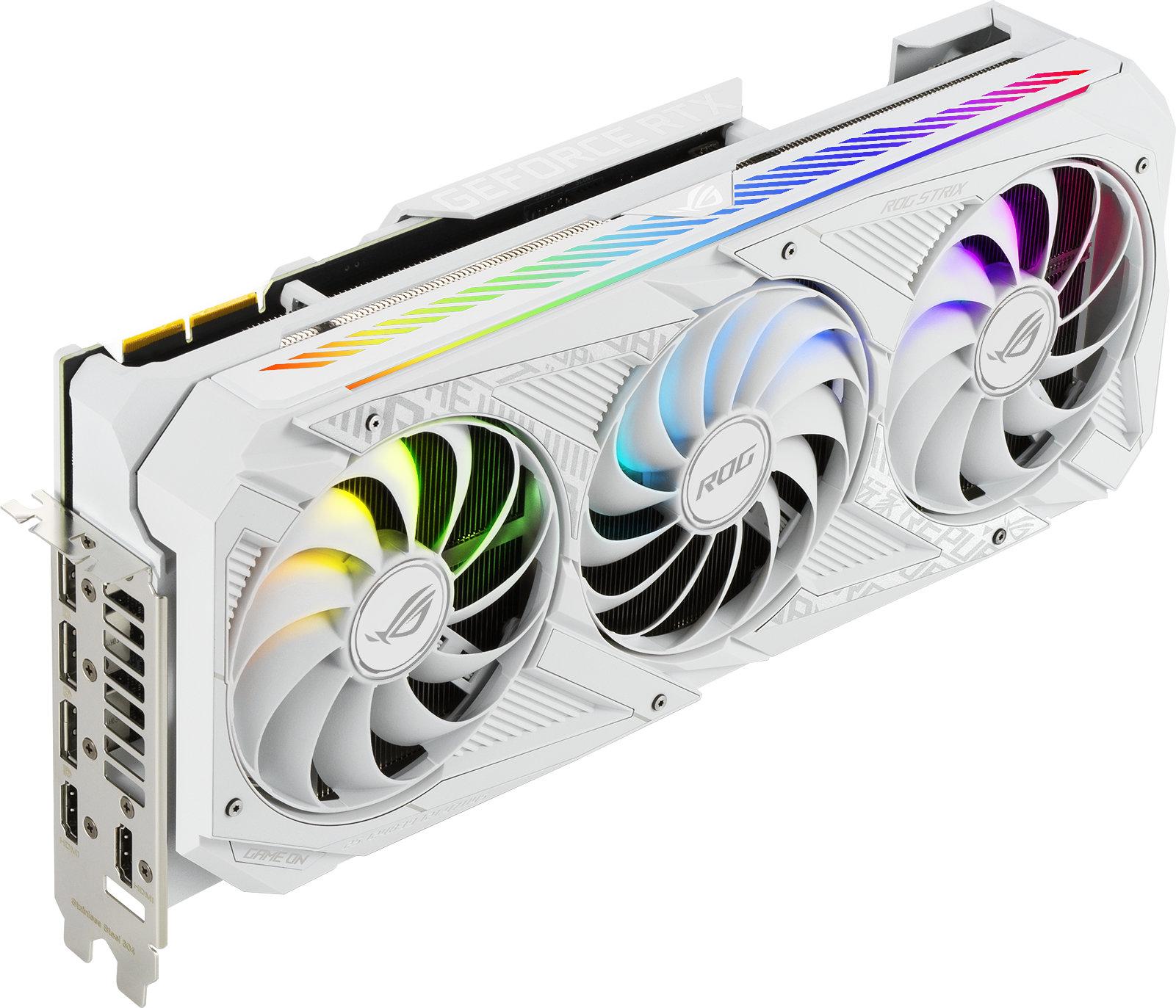 Видео карта ASUS ROG STRIX RTX 3090 White Edition OC 24GB