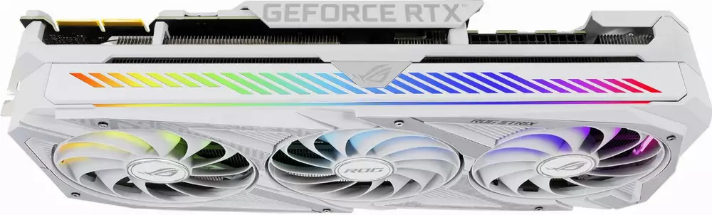 Видео карта ASUS ROG STRIX RTX 3090 White Edition OC 24GB
