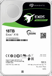 Хард диск Seagate Exos X18 18TB 3.5" SATA 6 Gb/s 7200rpm 256 MB - ST18000NM000J