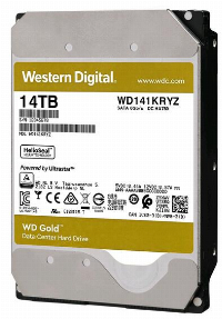 Хард диск WD Gold 14TB 3.5" SATA 6 Gb/s 7200 rpm 512 MB - 	WD141KRYZ