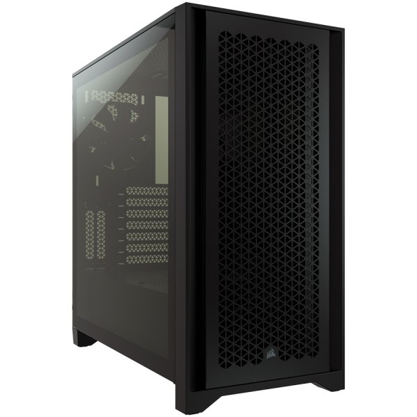 Кутия CORSAIR 4000D AIRFLOW Tempered Glass Mid-Tower ATX Case Black
