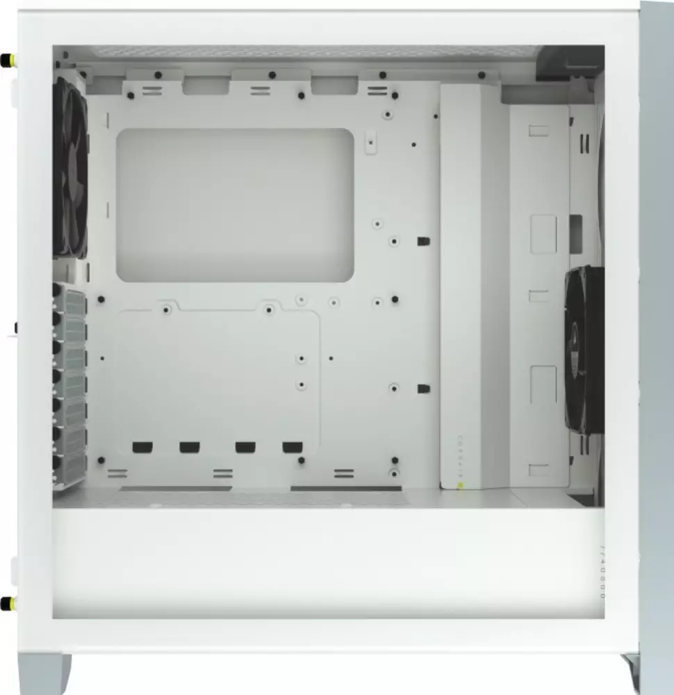 Кутия CORSAIR 4000D Tempered Glass Mid-Tower ATX Case White