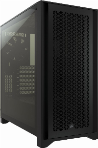 Кутия CORSAIR 4000D AIRFLOW Tempered Glass Mid-Tower ATX Case Black