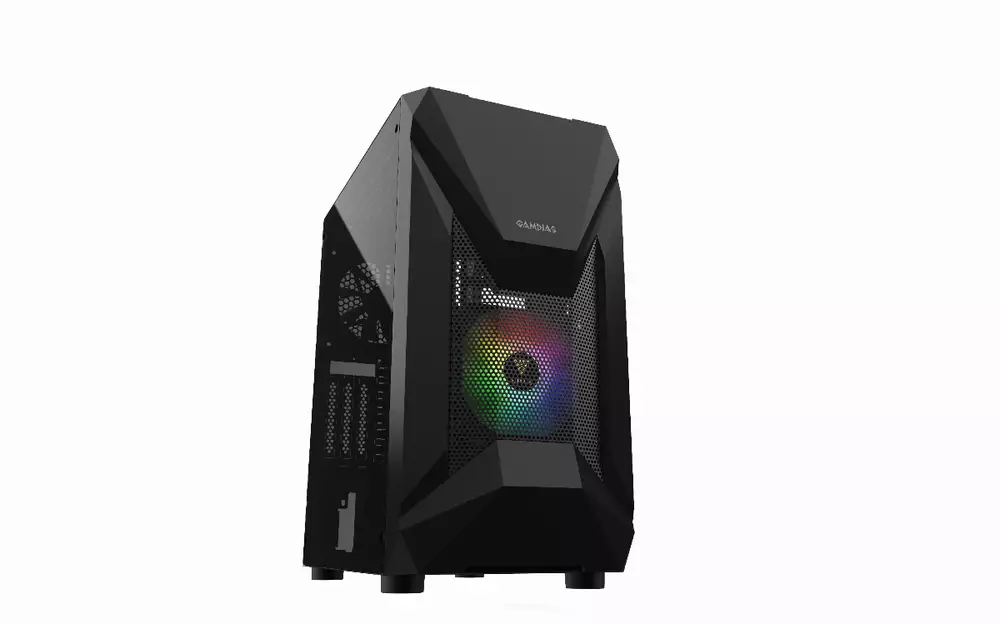 Кутия Gamdias ATHENA E1 Elite - aRGB, Tempered Glass