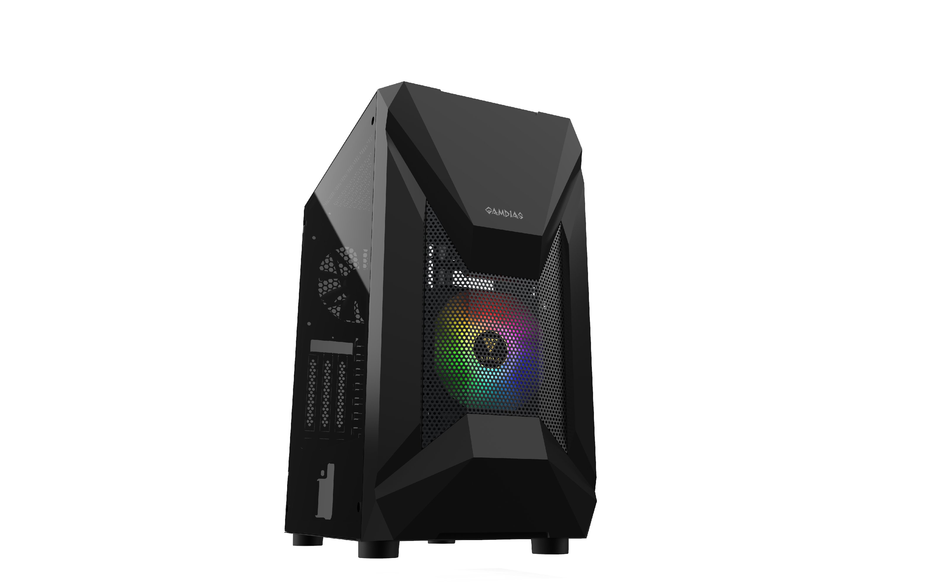 Кутия Gamdias ATHENA E1 Elite - aRGB, Tempered Glass