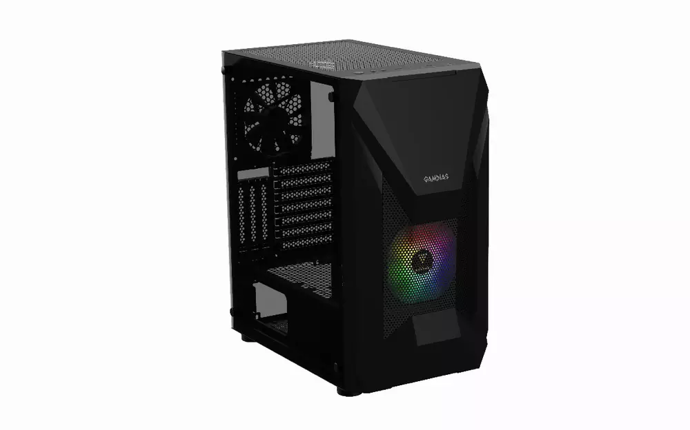 Кутия Gamdias ATHENA E1 Elite - aRGB, Tempered Glass