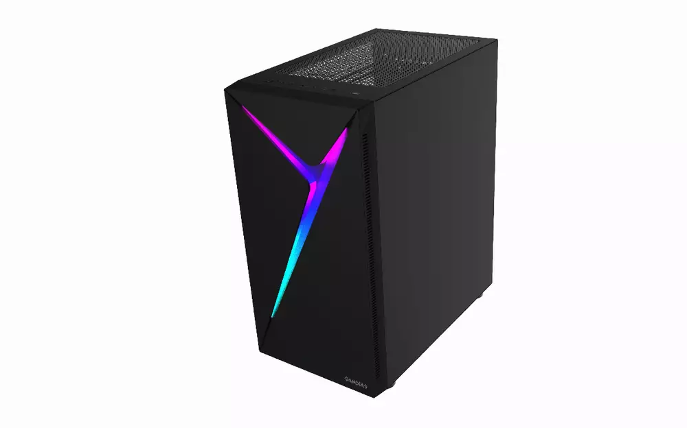 Кутия Gamdias ARGUS E4 Elite - aRGB, Tempered Glass