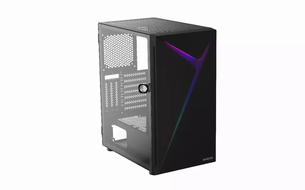 Кутия Gamdias ARGUS E4 Elite - aRGB, Tempered Glass