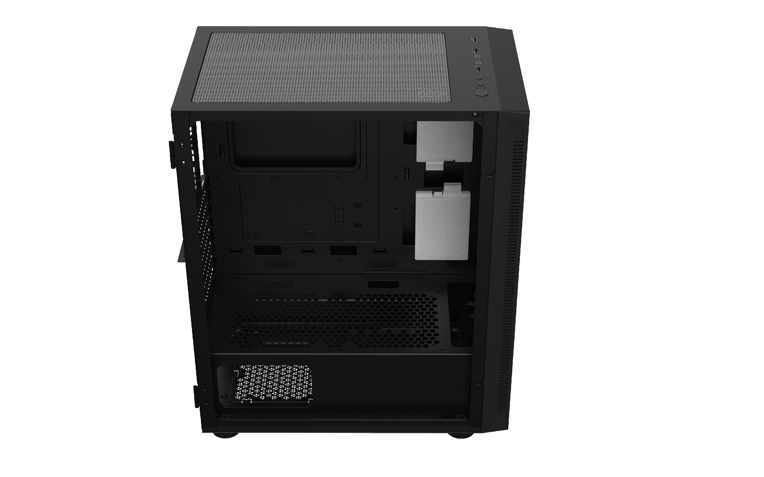 Кутия Gamdias ARGUS E4 Elite - aRGB, Tempered Glass