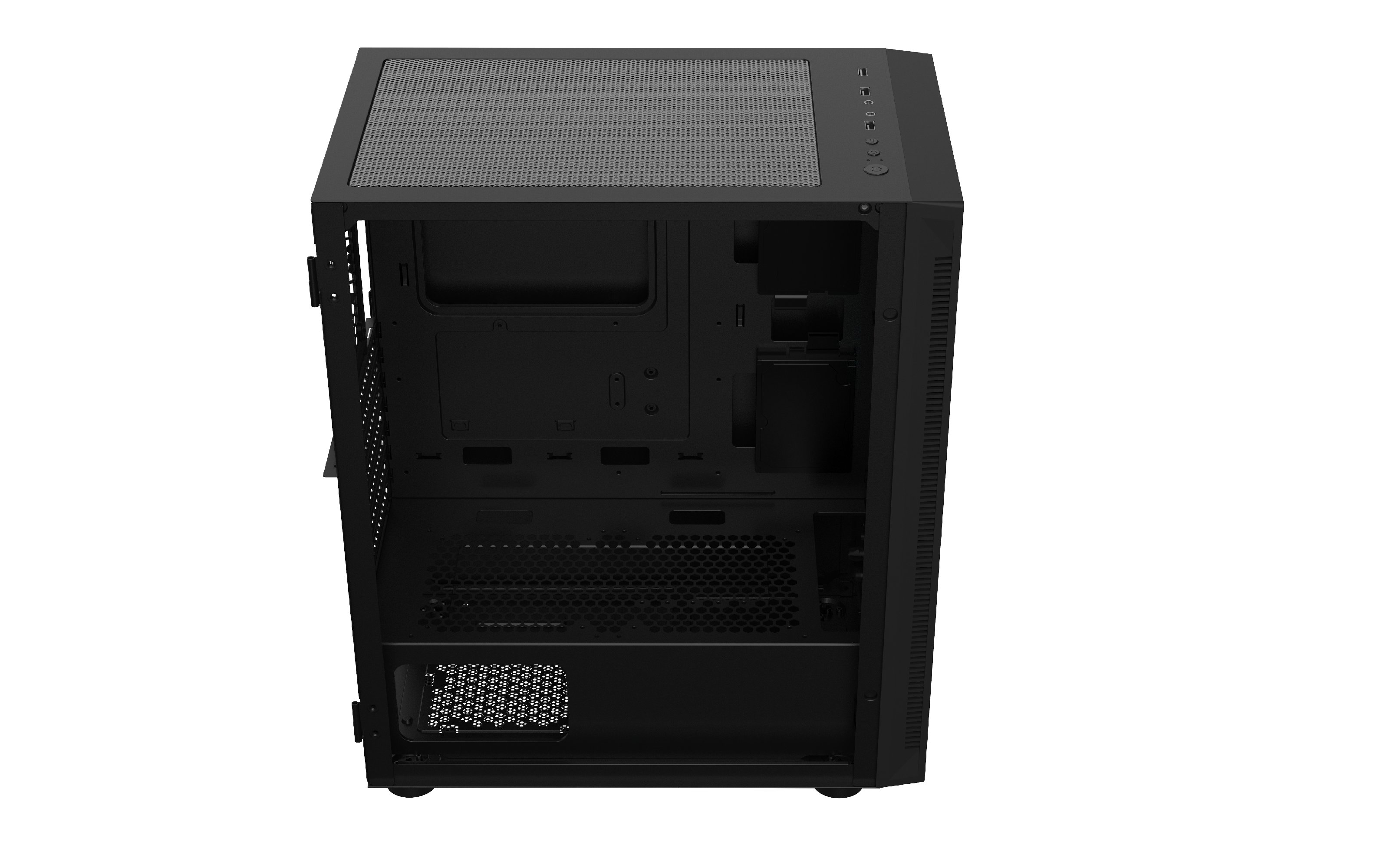 Кутия Gamdias ARGUS E4 Elite - aRGB, Tempered Glass