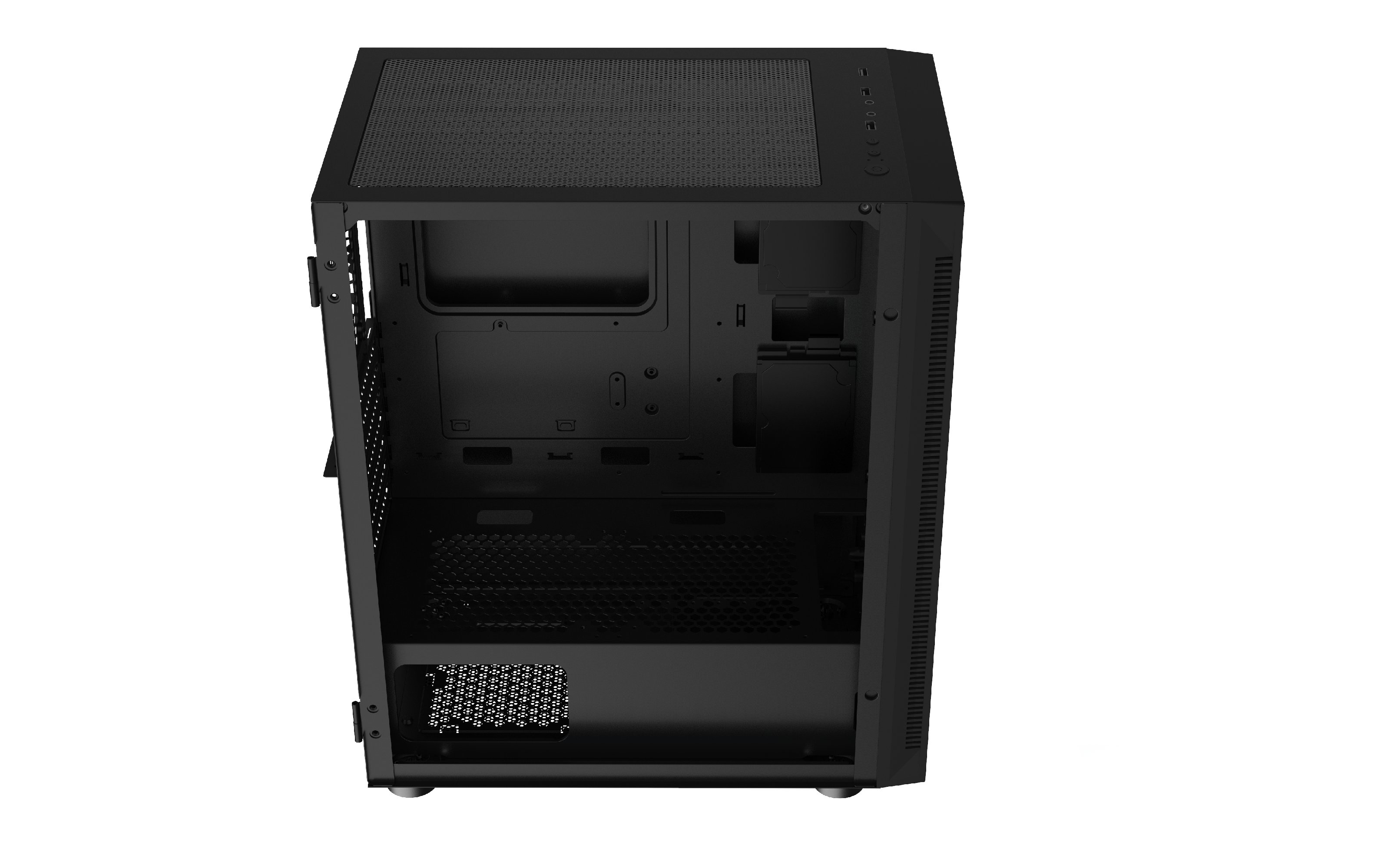 Кутия Gamdias ARGUS E4 Elite - aRGB, Tempered Glass