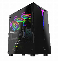 Кутия Gamdias ARGUS E2 Elite - aRGB, Tempered Glass