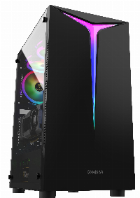 Кутия Gamdias ARGUS E2 Elite - aRGB, Tempered Glass