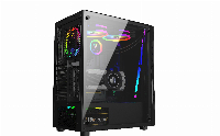 Кутия Gamdias ARGUS E2 Elite - aRGB, Tempered Glass