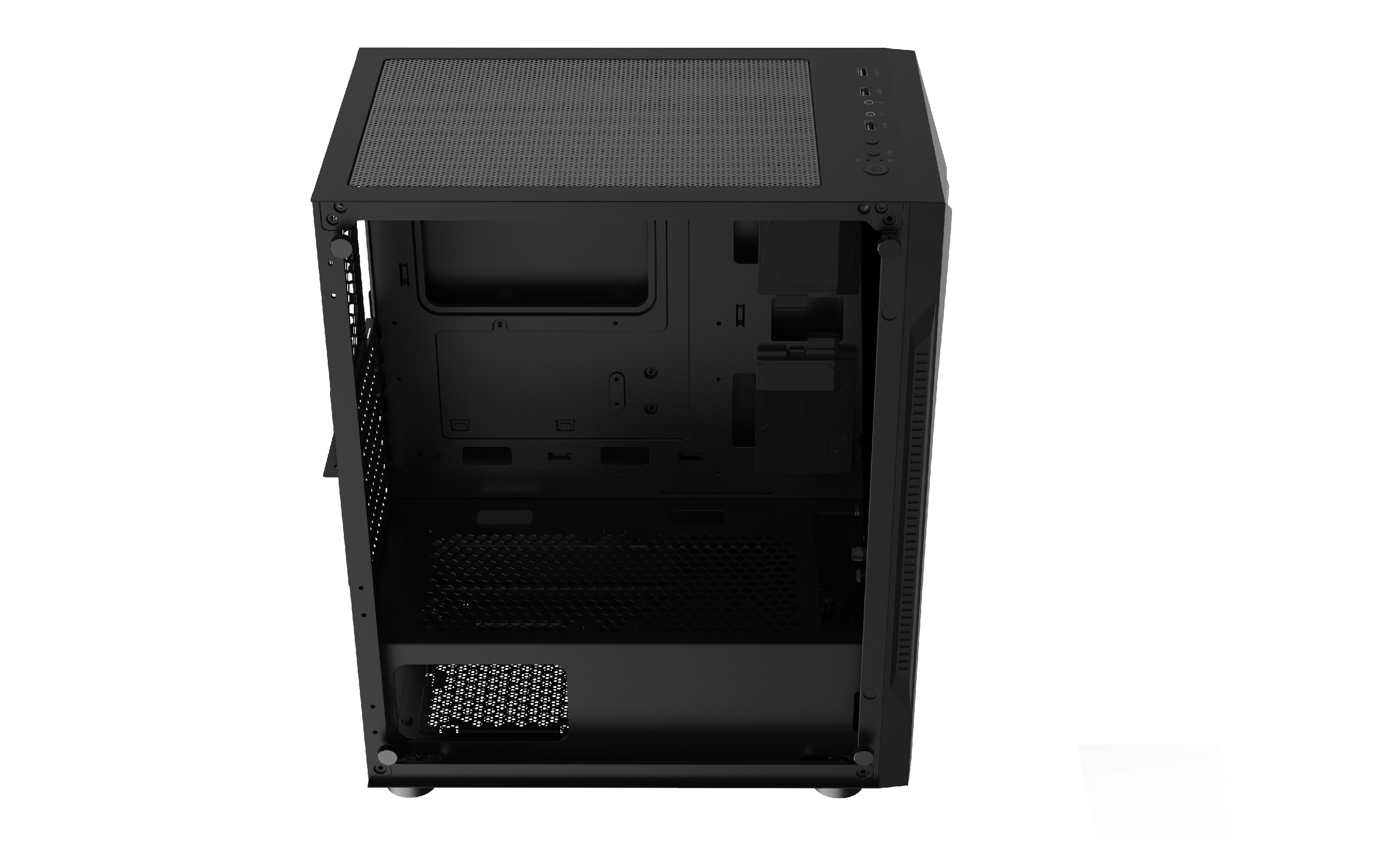 Кутия Gamdias ARGUS E2 Elite - aRGB, Tempered Glass