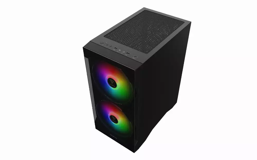Кутия Gamdias APOLLO E2 Elite - aRGB, Tempered Glass