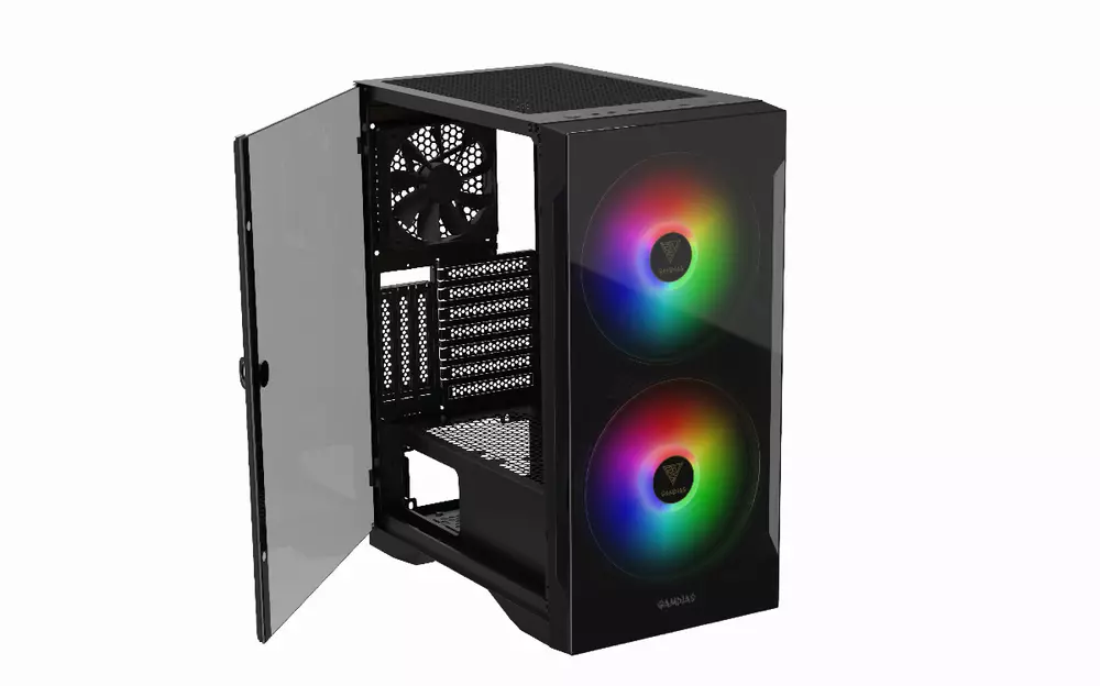 Кутия Gamdias APOLLO E2 Elite - aRGB, Tempered Glass