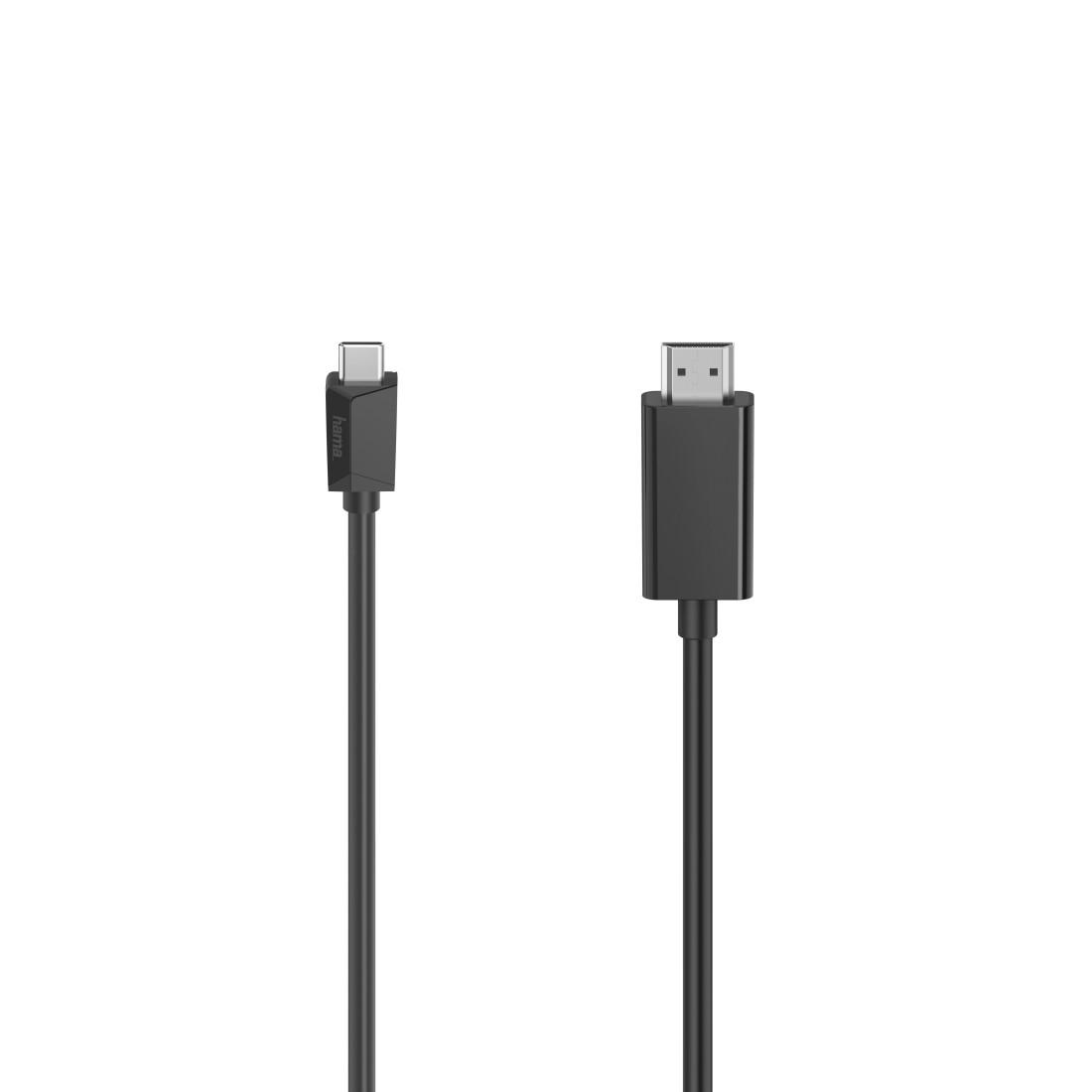 Καλώδιο HAMA USB-C - HDMI αρσενικό, Ultra-HD, 4K, 3 μ, 3 αστέρια