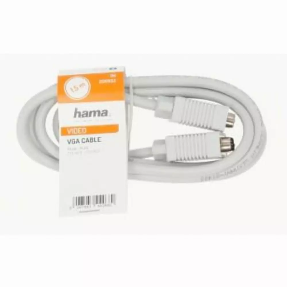 Кабел за монитор HAMA VGA-VGA, 1.50 м