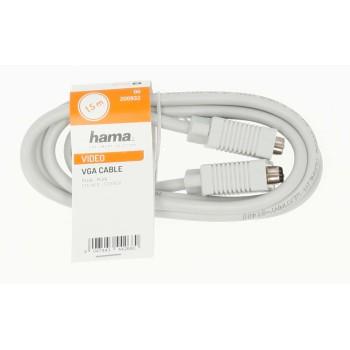 Кабел за монитор HAMA VGA-VGA, 1.50 м