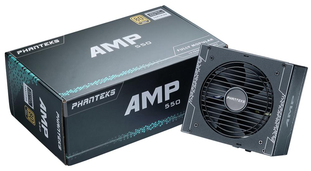 Захранващ блок Phanteks AMP 80 Plus Gold, 550W, Full Modular