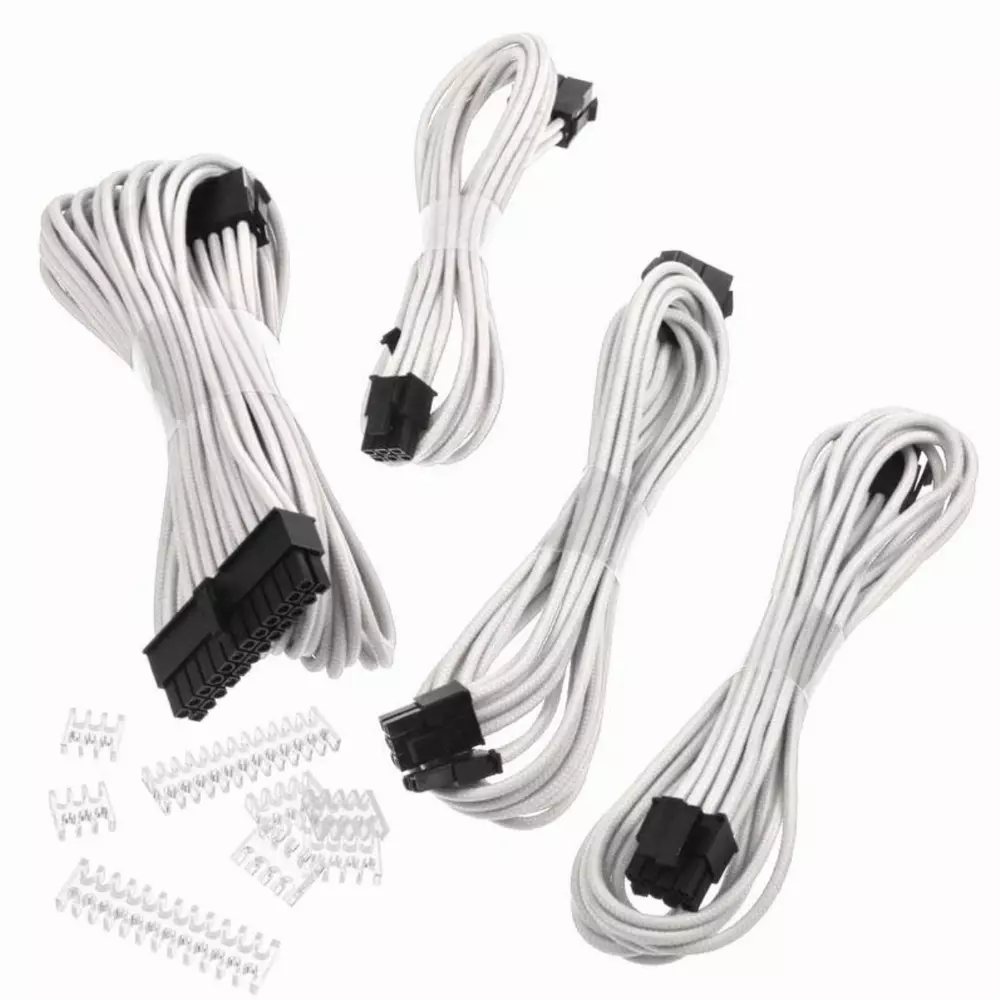 Комплект оплетени кабели PHANTEKS, White