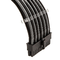 Комплект оплетени кабели PHANTEKS, Black/Gray