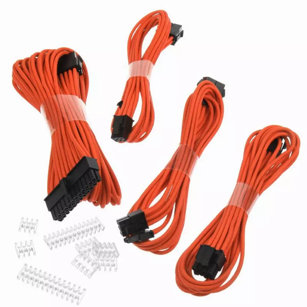 Комплект оплетени кабели PHANTEKS, Orange
