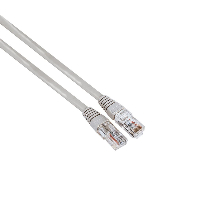 Мрежов кабел HAMA, CAT 5e, FTP/UTP, RJ-45 - RJ-45, 3 m, екраниран, сив, булк опаковка