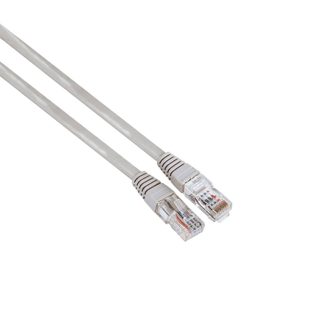 Câble réseau HAMA, CAT 5e, FTP/UTP, RJ-45 - RJ-45, 5m, blindé, Gris, emballage bulk