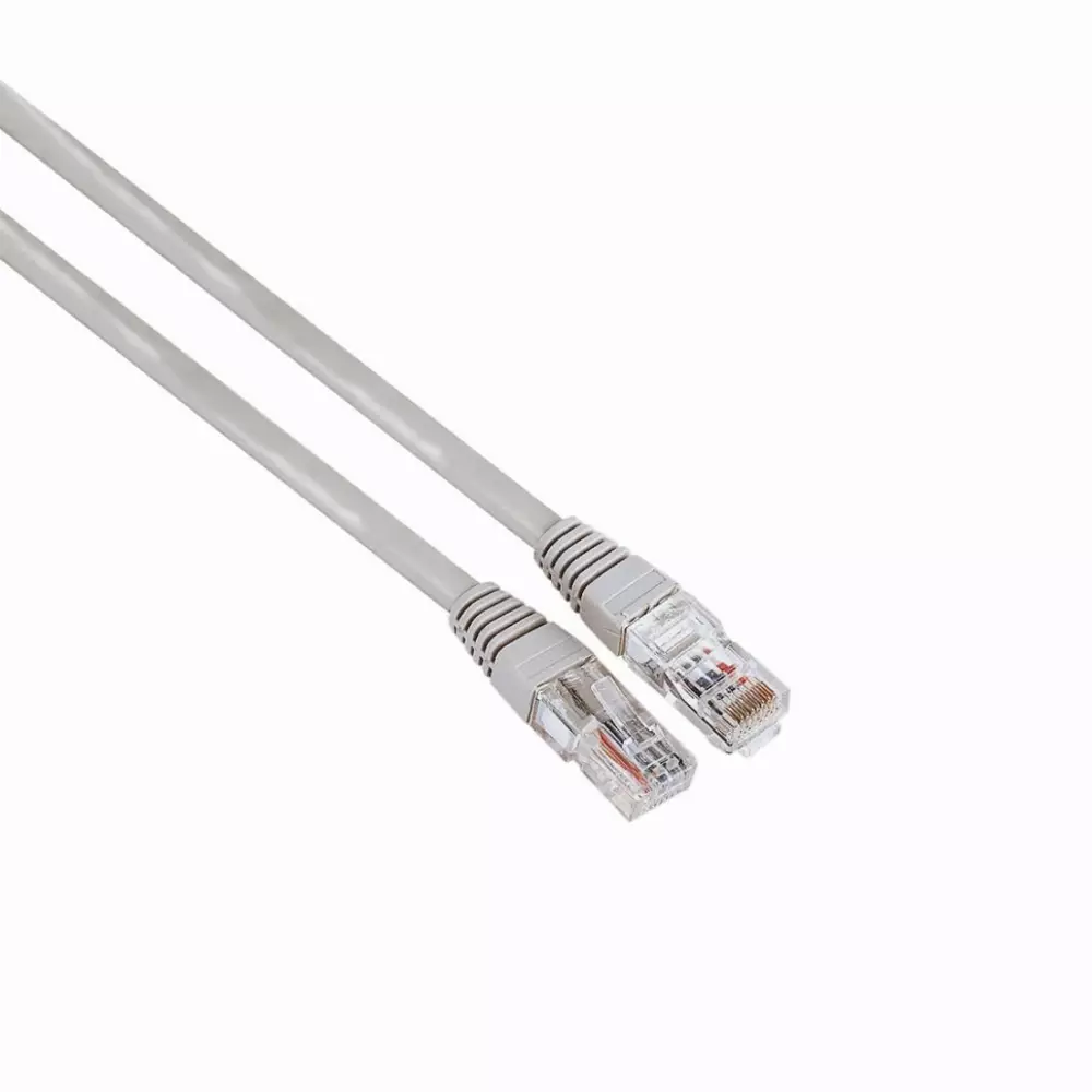 Мрежов кабел HAMA, CAT 5e, FTP/UTP, RJ-45 - RJ-45, 10 m, екраниран, Сив, булк опаковка
