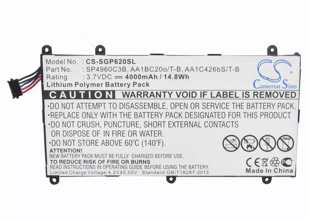 Батерия  за таблет SAMSUNG  SGP620SL 3,7V 4000mAh LiPo Cameron Sino