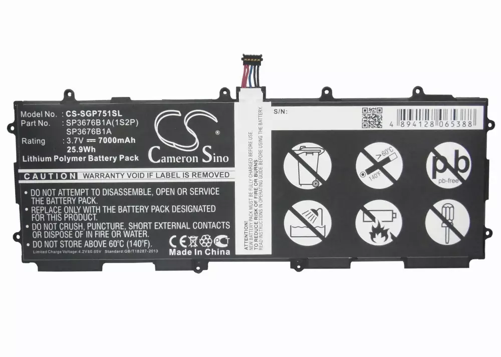 Батерия за таблет SAMSUNG SGP751SL 3,7V 7000mAh LiPo Cameron Sino