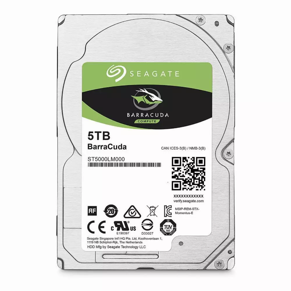 Жорсткий диск Seagate BarraCuda 5TB 5400RPM 2.5" 128MB ST5000LM000