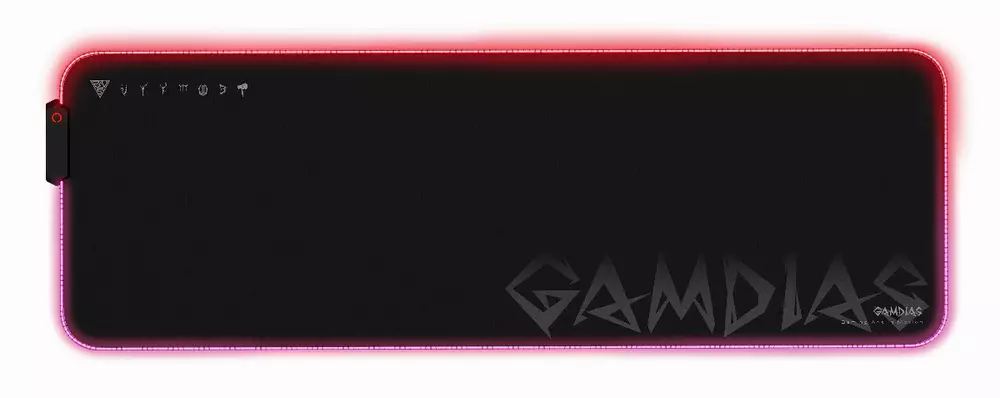 Gamdias светеща подложка за мишка Mouse pad - NYX P3 Multi Color - RGB, USB