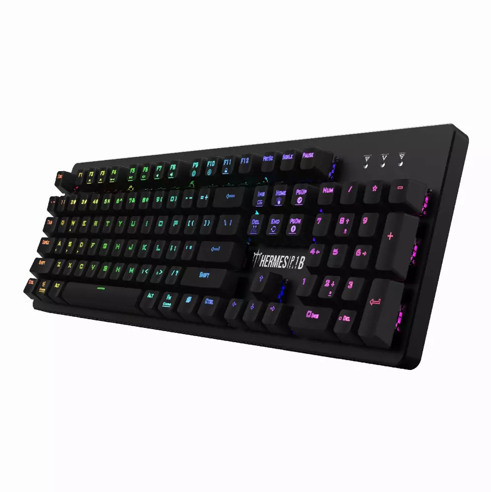 Gamdias Геймърски комплект Gaming COMBO Mechanical HERMES P1B 4-in-1 - Keyboard, Mouse, Mousepad