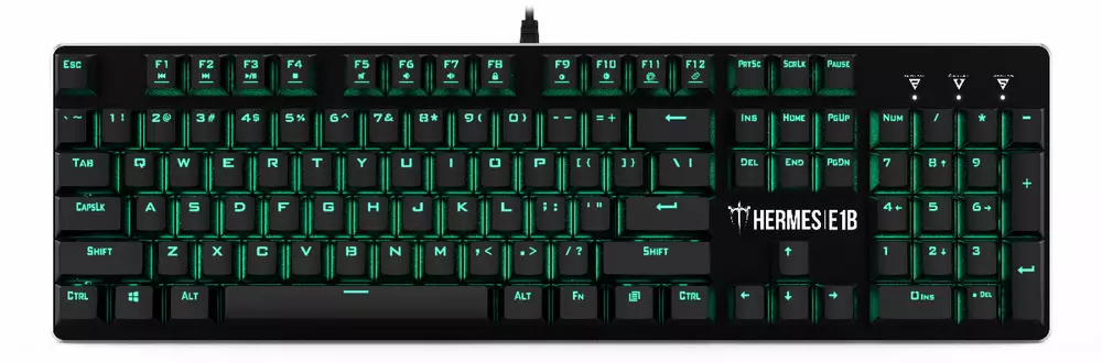 Gamdias Геймърски комплект Gaming COMBO Mechanical HERMES E1B 4-in-1 - Keyboard, Mouse, Headset, Mousepad