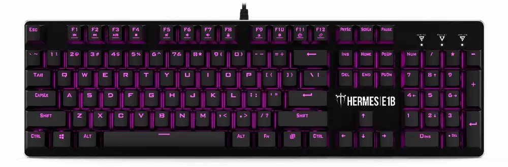 Gamdias Геймърски комплект Gaming COMBO Mechanical HERMES E1B 4-in-1 - Keyboard, Mouse, Headset, Mousepad