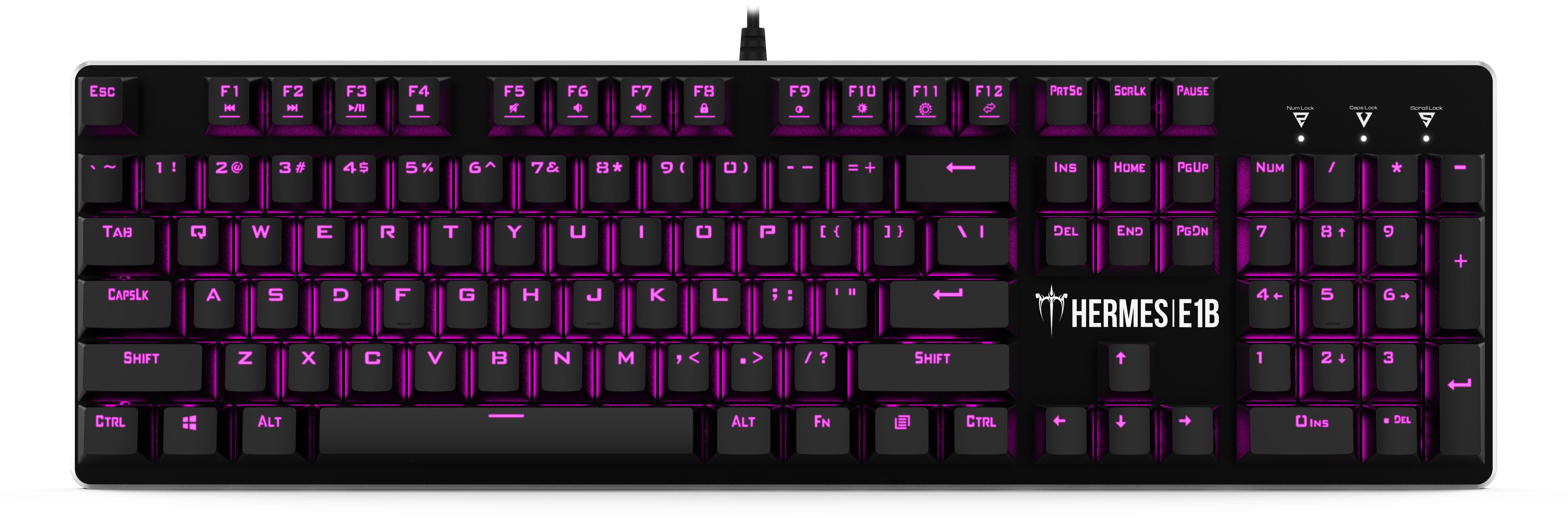 Gamdias Геймърски комплект Gaming COMBO Mechanical HERMES E1B 4-in-1 - Keyboard, Mouse, Headset, Mousepad