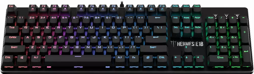 Gamdias Геймърски комплект Gaming COMBO Mechanical HERMES E1B 4-in-1 - Keyboard, Mouse, Headset, Mousepad