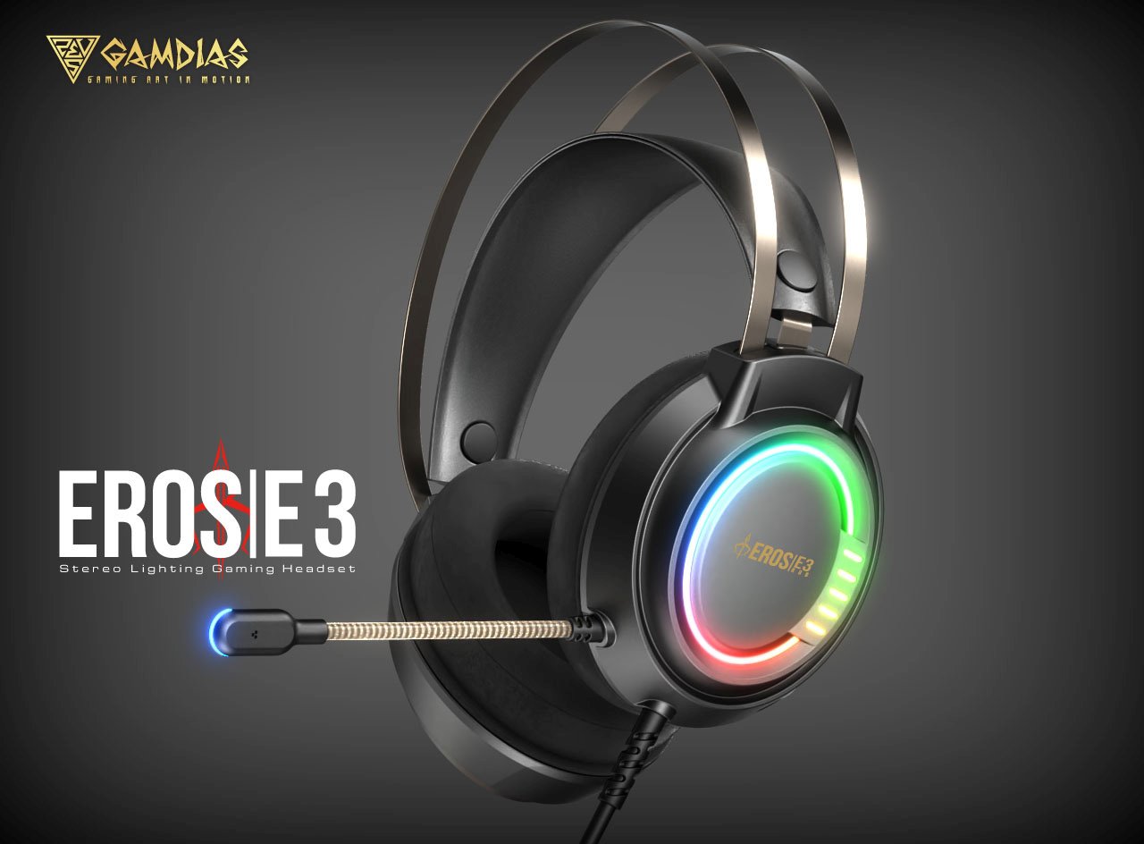 Геймърски слушалки Gamdias EROS E3 RGB