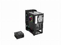 Кутия Gamdias TALOS M1 LITE - aRGB, Tempered Glass