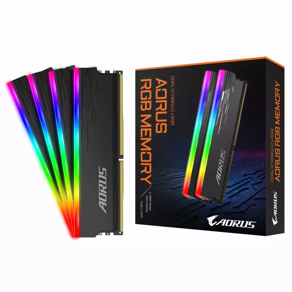 Памет Gigabyte AORUS RGB 16GB (2x8GB) DDR4 3733MHz CL18