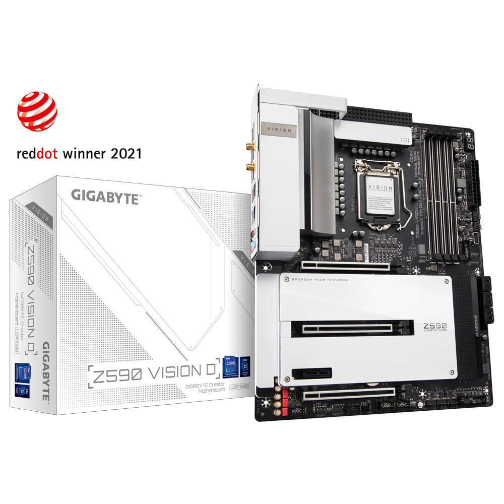 Дънна платка GIGABYTE Z590 VISION D