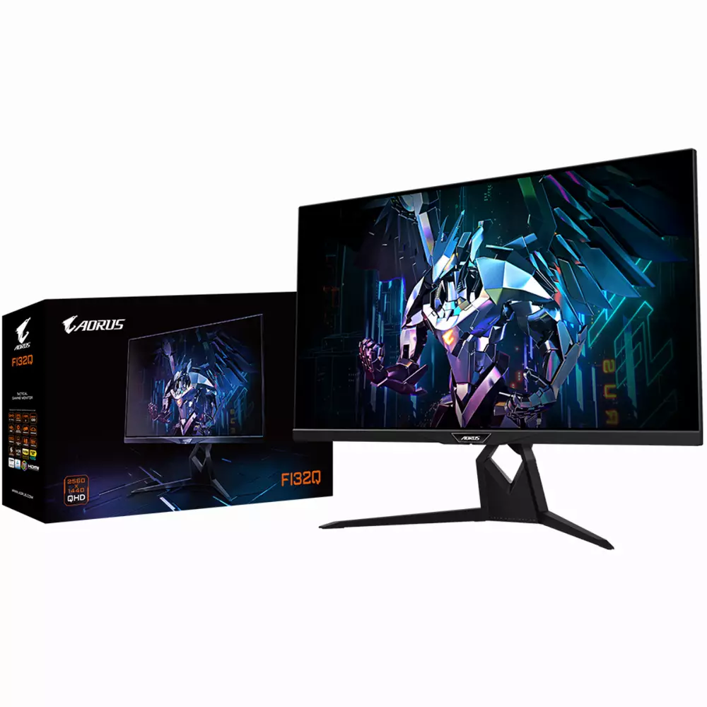 Монитор Gigabyte AORUS FI32Q QHD 32" IPS 2560x1440 HDR, 165Hz, 1ms, FreeSync 2, RGB Fusion 2.0
