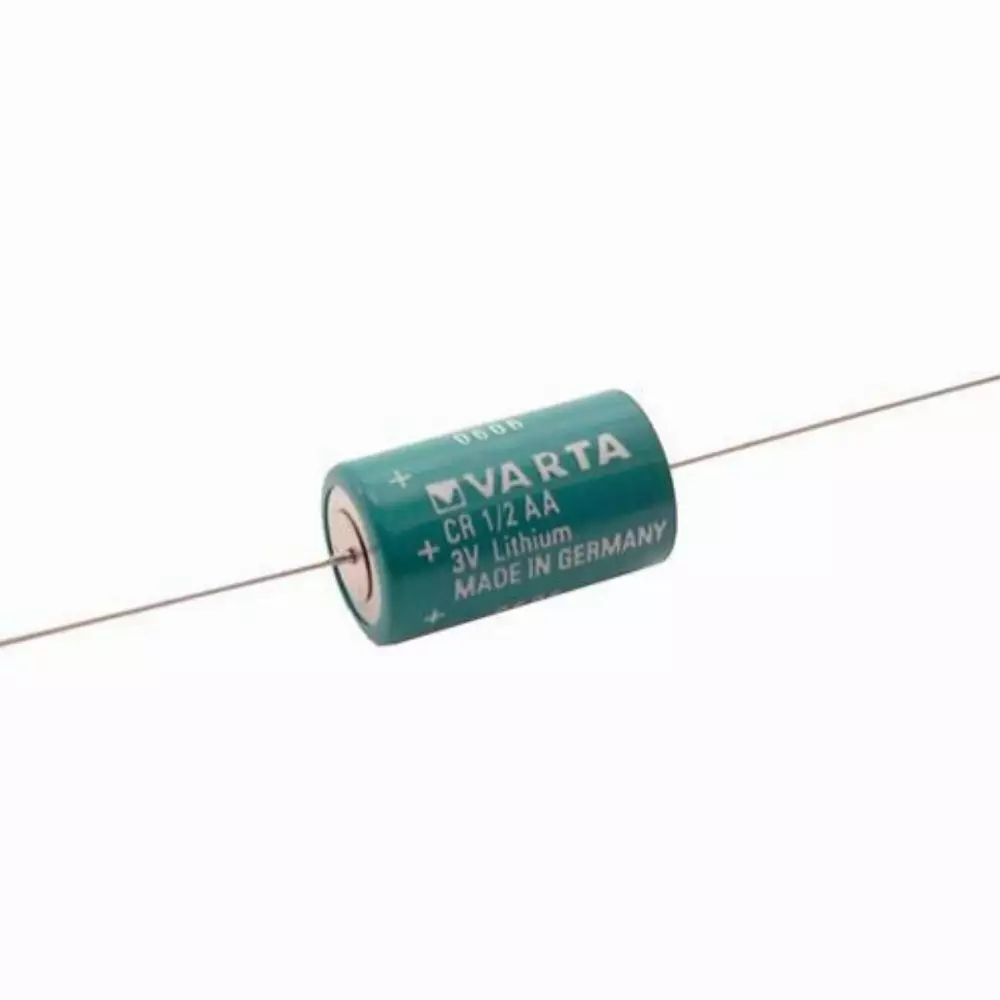 Литиева батерия CR-1/2AA с накрайници 3V 1000mAh VARTA